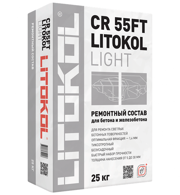 LITOKOL CR55FT LIGHT L0496550002 - фото 5134