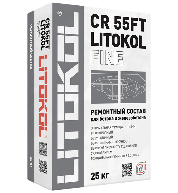 LITOKOL CR55FT FINE L0496560002 - фото 5136