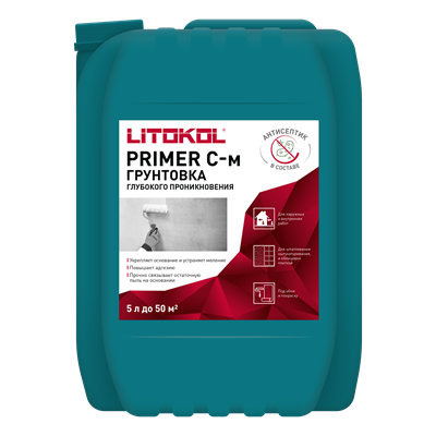 Грунтовка глубокого проникновения PRIMER С - м (5кг) L0111990004 - фото 5774