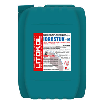 Латексная добавка для цементных затирок IDROSTUK - м (10кг) L0112020004 - фото 5779