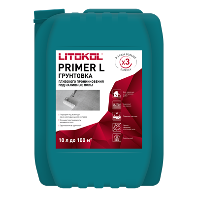 Грунтовка глубокого проникновения PRIMER L - м (10кг) L0152370002 - фото 5786