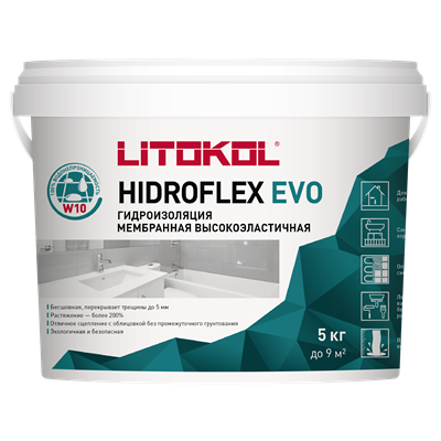 Гидроизоляционный состав HIDROFLEX  (5кг) L0482570002 - фото 5810