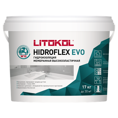Гидроизоляционный состав HIDROFLEX (17кг) L0482570004 - фото 5812