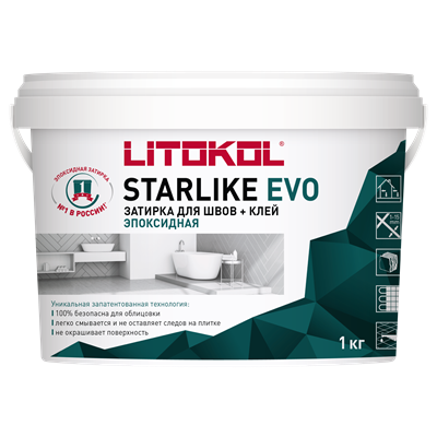 Затирка для швов STARLIKE EVO (1кг) L0485110002 - фото 5826