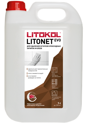 Средство очистки облицовки от остатков эпоксидной затирки LITONET EVO (5кг) L0486670002 - фото 5834
