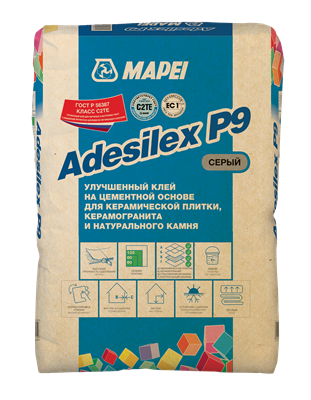 Клей для плитки и камня MAPEI ADESILEX P9 С2ТЕ (25кг) 6125