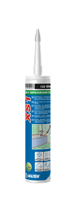 Герметик силиконовый MAPEI XS1 цвет №120 черный (300мл) 3BW012042R