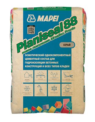 Гидроизоляция на цементной основе MAPEI PLANISEAL 88 (25кг) 937025