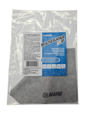 Угол гидроизоляционный из ПВХ MAPEI MAPEBAND EASY R 270 79766R270C