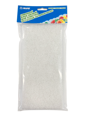 Сменный блок белый для очистки остатков затирки ТМ Mapei 810193