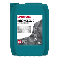 Латексная добавка для цементных растворов IDROKOL X20 - м (10кг) L0119300002