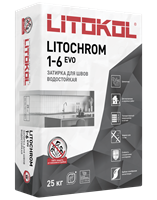 {{photo.Alt || photo.Description || 'Затирка для швов LITOCHROM 1-6 EVO (25кг)'}}