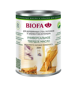 Универсальное твердое масло для дерева БИОФА / BIOFA 2044 (1л) 204411