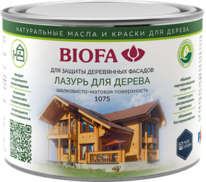 Лазурь для дерева БИОФА / BIOFA 1075 (0,4л) 107543