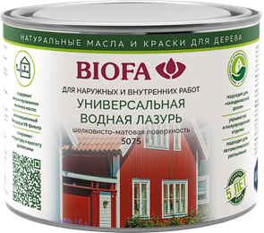 Универсальная водная лазурь БИОФА / BIOFA 5075W (0,4л) 2269