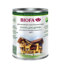 Лазурь для дерева БИОФА / BIOFA 1075 (10л) 107548