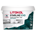 Затирка для швов LITOKOL STARLIKE EVO S.140 NERO GRAFITE (2,5кг) 2157